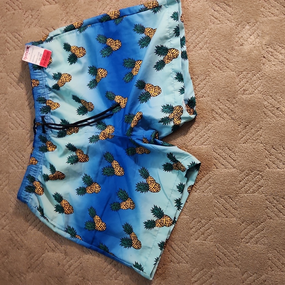 Wxyz pineapple swim shorts bnwt mens large